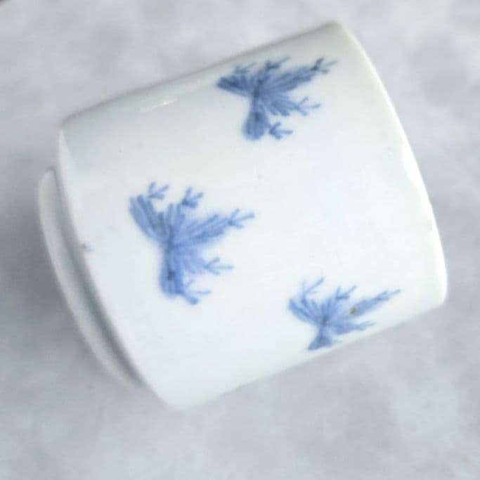 古伊万里　染付　小猪口　松　猪口　向付　アンティーク　骨董　覗き　江戸時代