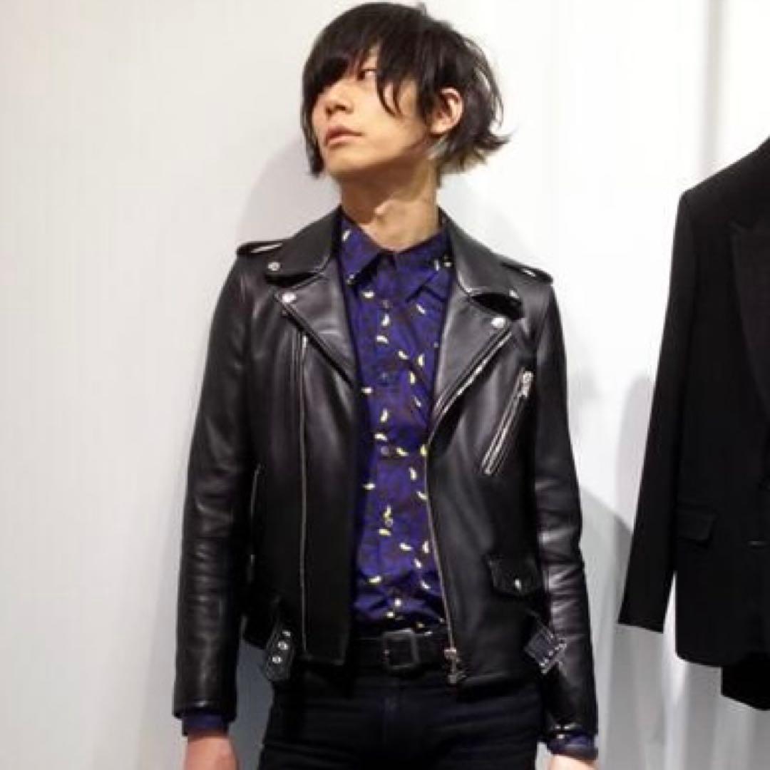 LITHIUM HOMME ダブルライダース ジャケット48 リチウムオム 黒