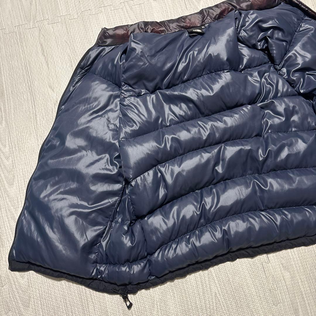 THE NORTH FACE ノースフェイス ダウンベスト XL チェック柄