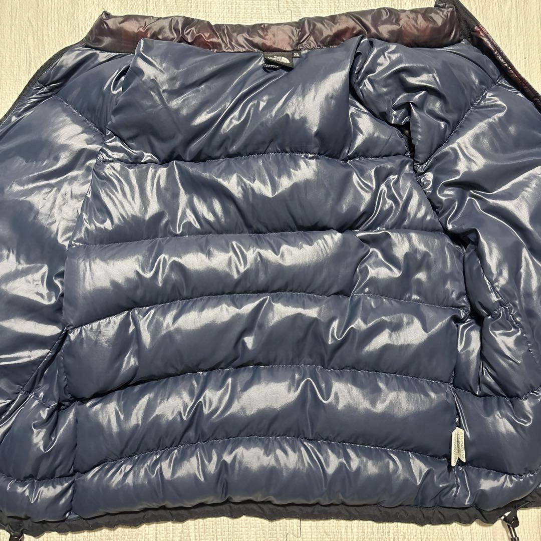 THE NORTH FACE ノースフェイス ダウンベスト XL チェック柄