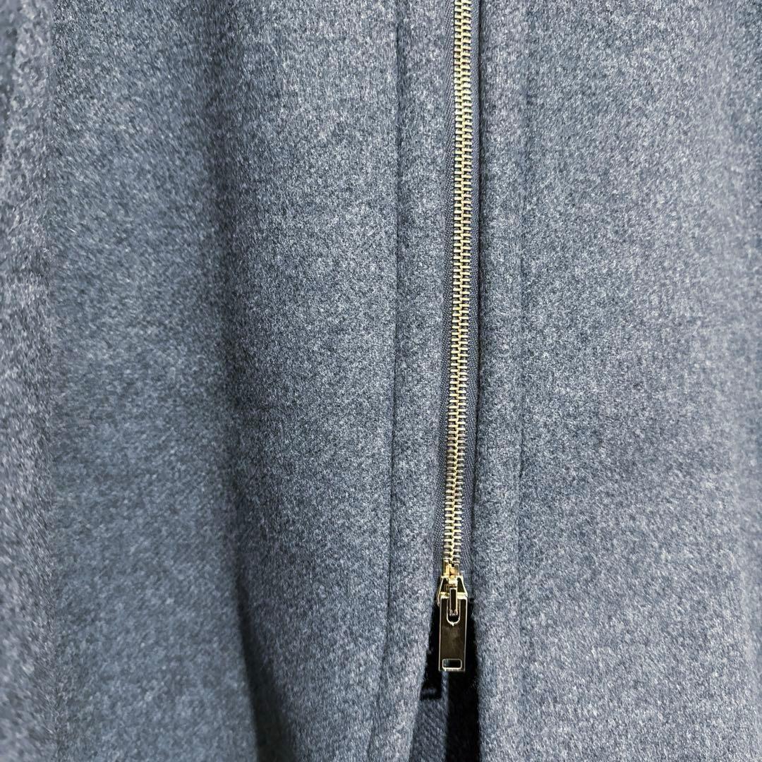 STELLA McCARTNEY ジップアップケープコート グレー