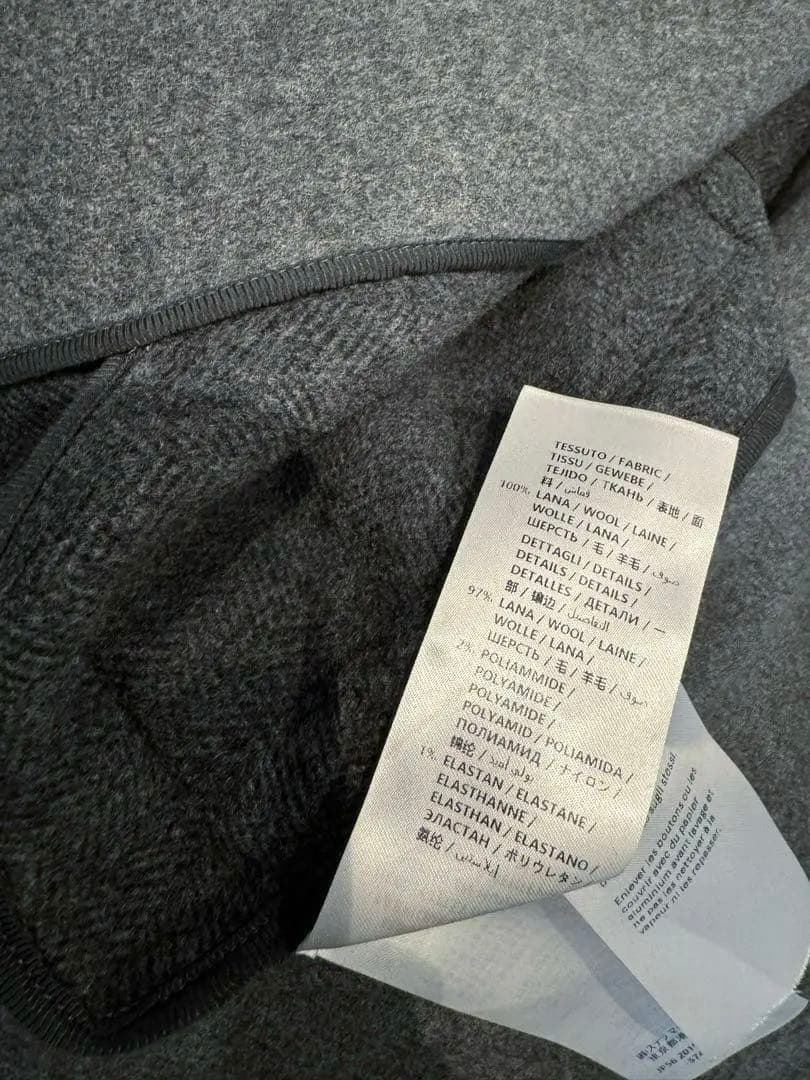 STELLA McCARTNEY ジップアップケープコート グレー