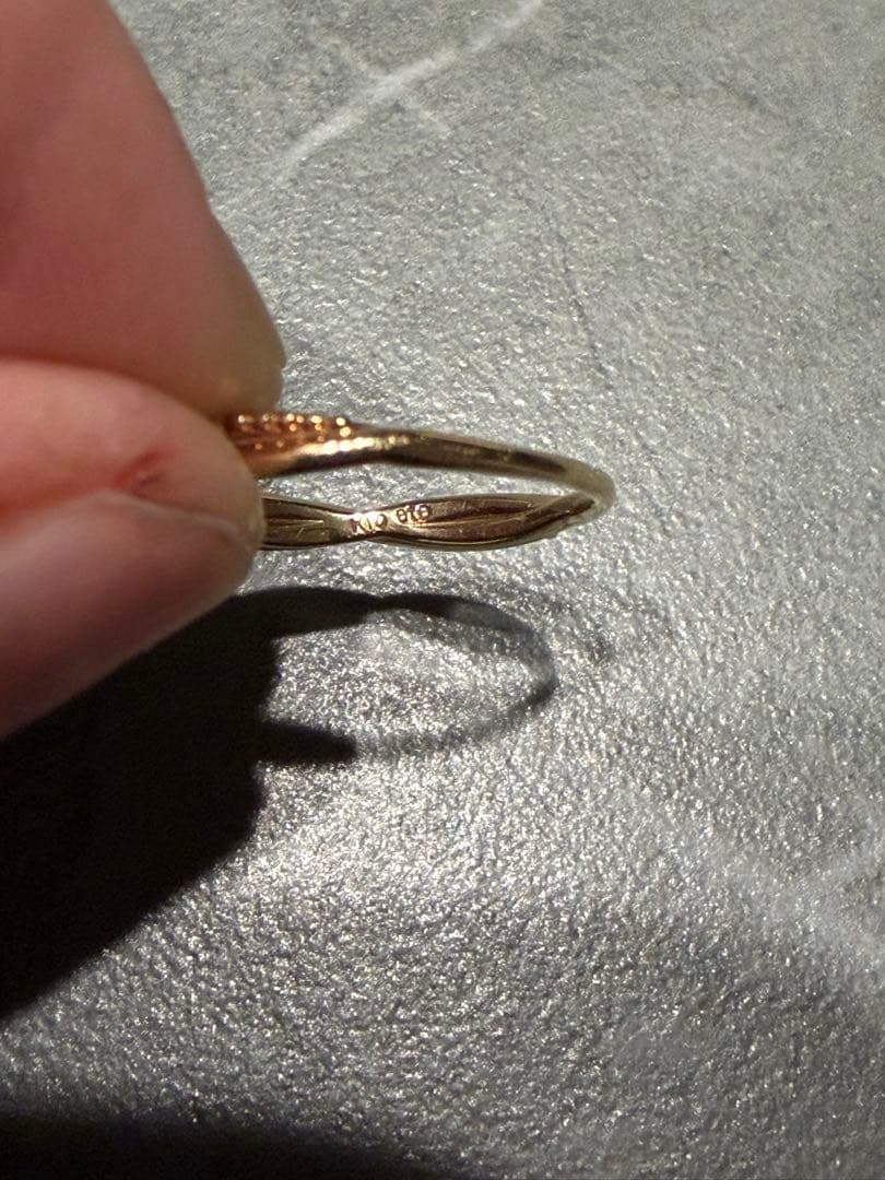 ete k10 イエローゴールド　保証書あり　箱無し　11号